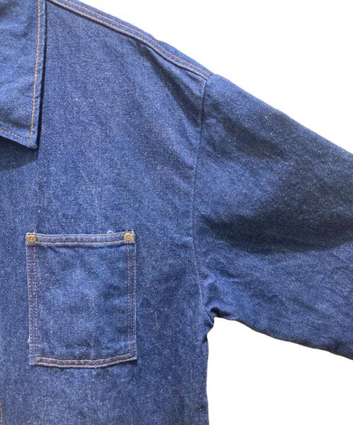 prison blue（プリズンブルー）Prison blue (プリズンブルー) ヤードコート カバーオール ジャケット インディゴ サイズ:3の古着・服飾アイテム
