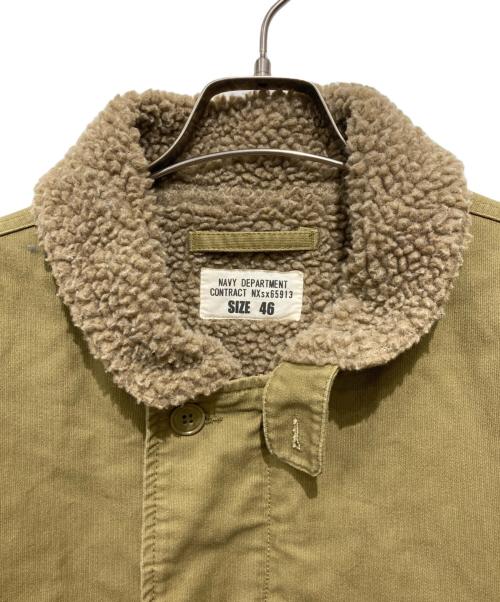 NAVY DEPARTMENT（ネイビーデパートメント）NAVY DEPARTMENT (ネイビーデパートメント) デッキジャケット カーキ サイズ:46の古着・服飾アイテム