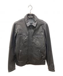 ALL SAINTS（オールセインツ）の古着「LARK LEATHER JACKET」｜ブラック