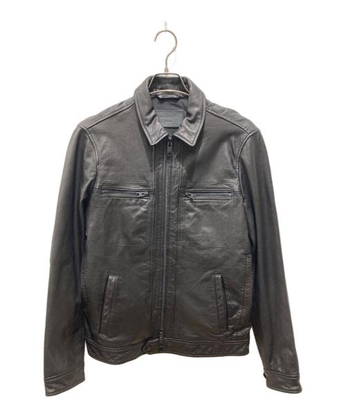 ALL SAINTS（オールセインツ）ALL SAINTS (オールセインツ) LARK LEATHER JACKET ブラック サイズ:SMALLの古着・服飾アイテム