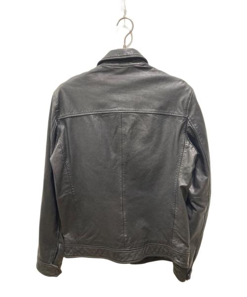 ALL SAINTS（オールセインツ）ALL SAINTS (オールセインツ) LARK LEATHER JACKET ブラック サイズ:SMALLの古着・服飾アイテム