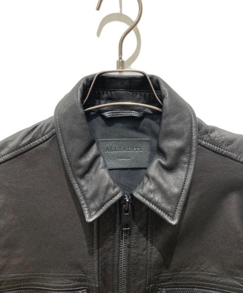 ALL SAINTS（オールセインツ）ALL SAINTS (オールセインツ) LARK LEATHER JACKET ブラック サイズ:SMALLの古着・服飾アイテム