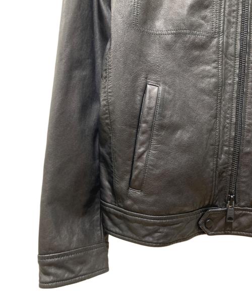 ALL SAINTS（オールセインツ）ALL SAINTS (オールセインツ) LARK LEATHER JACKET ブラック サイズ:SMALLの古着・服飾アイテム