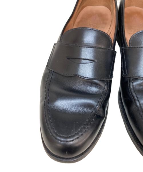 Crockett & Jones（クロケット＆ジョーンズ）Crockett & Jones (クロケット＆ジョーンズ) ボストン2/BOSTON2コインローファー ブラック サイズ:7 1/2の古着・服飾アイテム