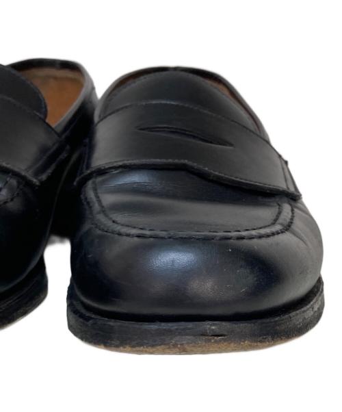 Crockett & Jones（クロケット＆ジョーンズ）Crockett & Jones (クロケット＆ジョーンズ) ボストン2/BOSTON2コインローファー ブラック サイズ:7 1/2の古着・服飾アイテム