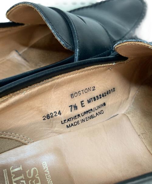 Crockett & Jones（クロケット＆ジョーンズ）Crockett & Jones (クロケット＆ジョーンズ) ボストン2/BOSTON2コインローファー ブラック サイズ:7 1/2の古着・服飾アイテム
