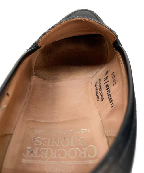Crockett & Jones（クロケット＆ジョーンズ）Crockett & Jones (クロケット＆ジョーンズ) ボストン2/BOSTON2コインローファー ブラック サイズ:7 1/2の古着・服飾アイテム