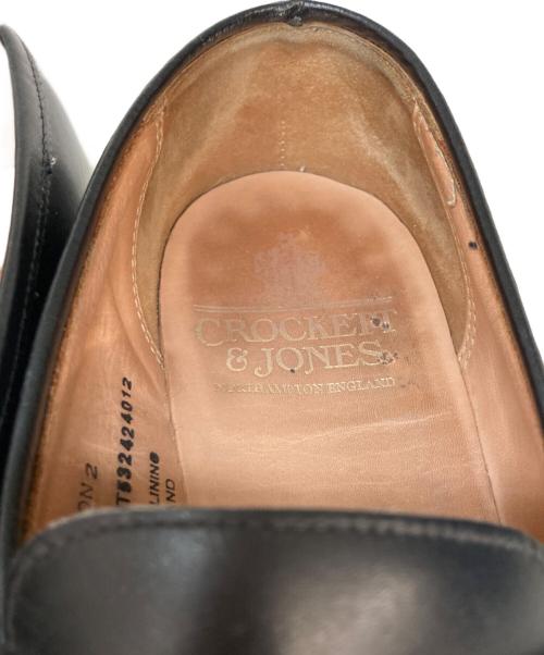 Crockett & Jones（クロケット＆ジョーンズ）Crockett & Jones (クロケット＆ジョーンズ) ボストン2/BOSTON2コインローファー ブラック サイズ:7 1/2の古着・服飾アイテム