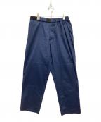 Graphpaperグラフペーパー）の古着「Solotex Twill Wide Tapered Chef Pants」｜ネイビー