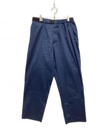 Graphpaper（グラフペーパー）の古着「Solotex Twill Wide Tapered Chef Pants」｜ネイビー