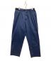 Graphpaper（グラフペーパー）の古着「Solotex Twill Wide Tapered Chef Pants」｜ネイビー