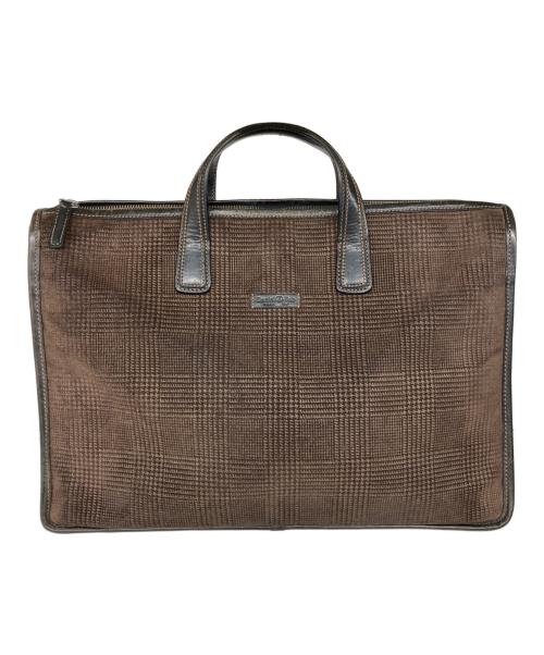 Daniel&Bob（ダニエル＆ボブ）Daniel&Bob (ダニエル＆ボブ) BEAMS F (ビームスエフ) 別注 トートバッグ スエード レザー ブラウンの古着・服飾アイテム