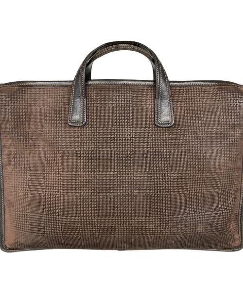 Daniel&Bob（ダニエル＆ボブ）Daniel&Bob (ダニエル＆ボブ) BEAMS F (ビームスエフ) 別注 トートバッグ スエード レザー ブラウンの古着・服飾アイテム