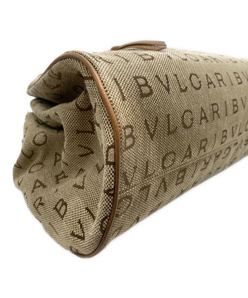 BVLGARI（ブルガリ）BVLGARI (ブルガリ) ロゴマニア/マキシレッタレトートバッグ ベージュの古着・服飾アイテム