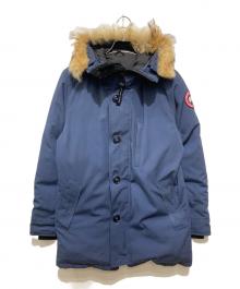 CANADA GOOSE（カナダグース）の古着「ジャスパー パーカ/ダウンジャケット」｜ネイビー
