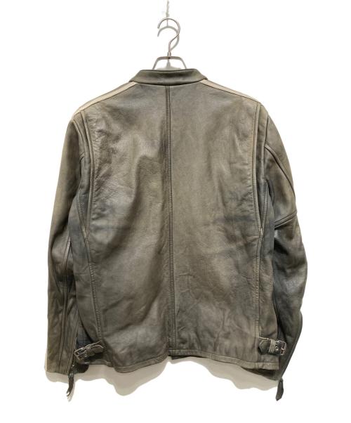 Schott（ショット）Schott (ショット) クラシックレーサーライダースジャケット グリーン サイズ:XLの古着・服飾アイテム