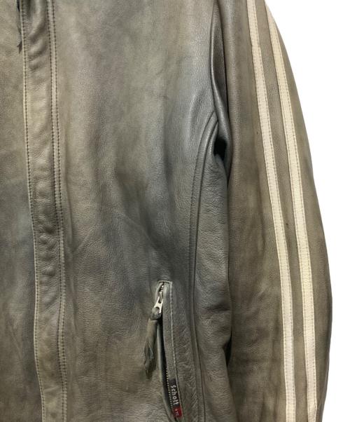 Schott（ショット）Schott (ショット) クラシックレーサーライダースジャケット グリーン サイズ:XLの古着・服飾アイテム