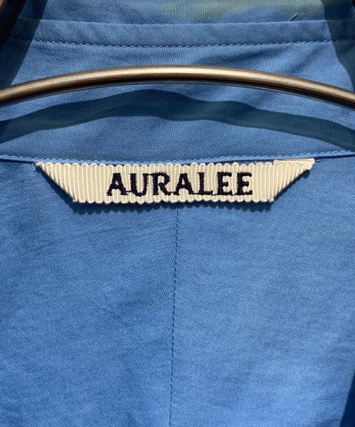 AURALEE（オーラリー）AURALEE (オーラリー) WASHED FINX TWILL SHIRT ブルー サイズ:4の古着・服飾アイテム