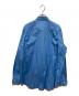 AURALEE (オーラリー) WASHED FINX TWILL SHIRT ブルー サイズ:4：30000円