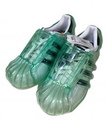 adidas（アディダス）の古着「スーパースター バブル "グリーン"」｜ホワイト×グリーン