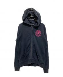 Hysteric Glamour（ヒステリックグラマー）の古着「ヒスガール ジップアップパーカー」｜ブラック
