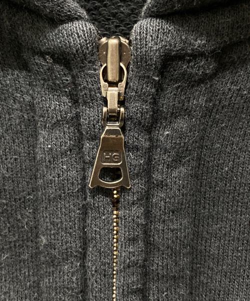 Hysteric Glamour（ヒステリックグラマー）Hysteric Glamour (ヒステリックグラマー) ヒスガール ジップアップパーカー ブラック サイズ:Lの古着・服飾アイテム