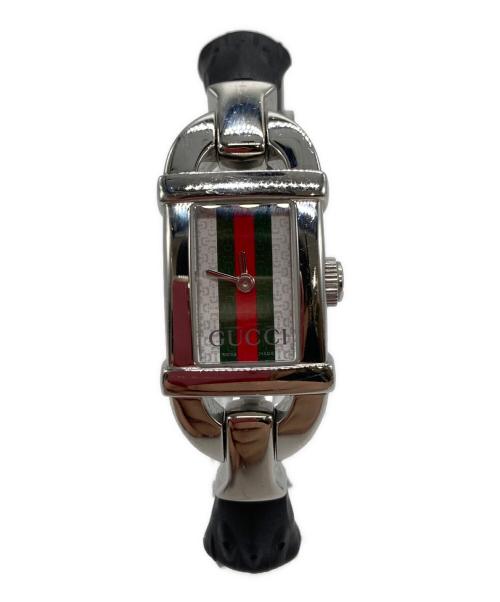 GUCCI（グッチ）GUCCI (グッチ) グッチ バンブー バングル ウェビングライン シェリーライン S サイズ:OneSizeの古着・服飾アイテム