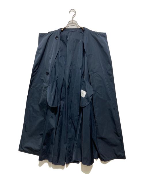 MaxMara（マックスマーラ）MaxMara (マックスマーラ) ダブルブレスト・トレンチコート ネイビー サイズ:36の古着・服飾アイテム
