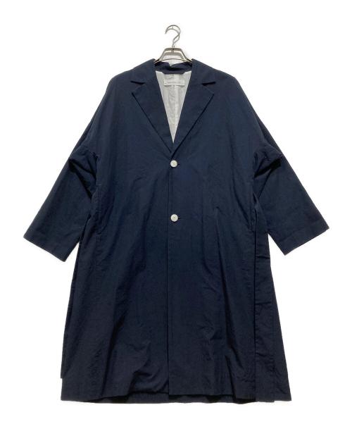 GALERIE VIE（ギャルリーヴィー）GALERIE VIE (ギャルリーヴィー) パラシュートクロス チェスターコート ネイビー サイズ:FREEの古着・服飾アイテム