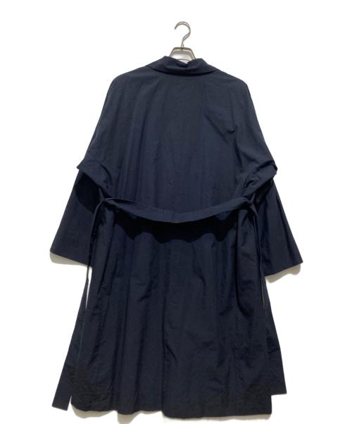 GALERIE VIE（ギャルリーヴィー）GALERIE VIE (ギャルリーヴィー) パラシュートクロス チェスターコート ネイビー サイズ:FREEの古着・服飾アイテム