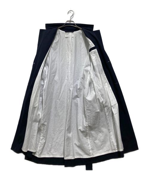GALERIE VIE（ギャルリーヴィー）GALERIE VIE (ギャルリーヴィー) パラシュートクロス チェスターコート ネイビー サイズ:FREEの古着・服飾アイテム