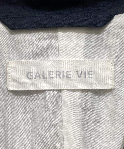 GALERIE VIE（ギャルリーヴィー）GALERIE VIE (ギャルリーヴィー) パラシュートクロス チェスターコート ネイビー サイズ:FREEの古着・服飾アイテム