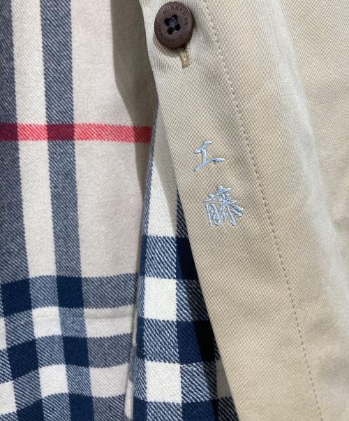 BURBERRY LONDON（バーバリーロンドン）BURBERRY LONDON (バーバリーロンドン) ノバチェックライナー付ステンカラーコート ベージュ サイズ:表記無しの古着・服飾アイテム