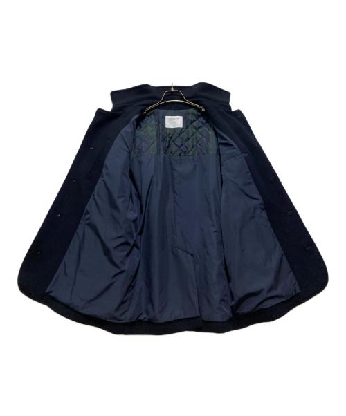 SHIPS any（シップスエニィ）SHIPS any (シップスエニィ) PURE WOOL MELTON シングル Pコート ネイビー サイズ:Lの古着・服飾アイテム