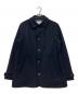 SHIPS any（シップスエニィ）の古着「PURE WOOL MELTON シングル Pコート」｜ネイビー