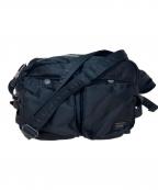 PORTERポーター）の古着「タンカー2WAYウエストバッグ/	TANKER 2WAY WAIST BAG」｜ブラック
