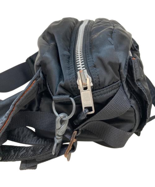 PORTER（ポーター）PORTER (ポーター) タンカー2WAYウエストバッグ/	TANKER 2WAY WAIST BAG ブラックの古着・服飾アイテム