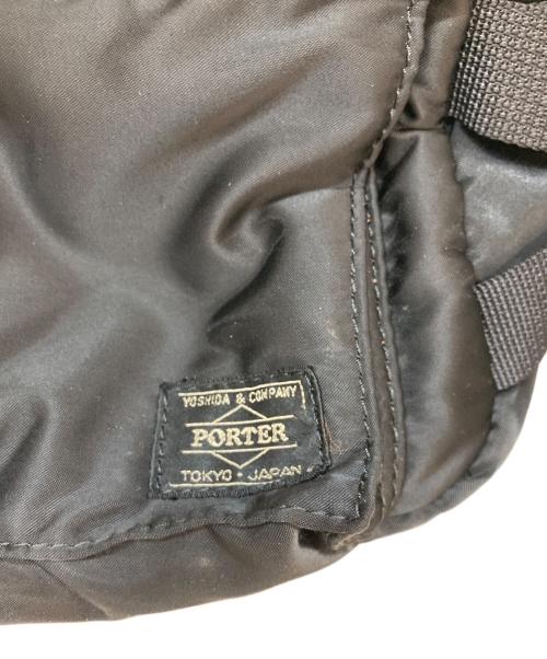 PORTER（ポーター）PORTER (ポーター) タンカー2WAYウエストバッグ/	TANKER 2WAY WAIST BAG ブラックの古着・服飾アイテム