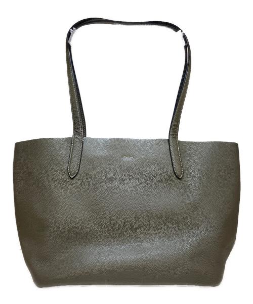 COACH（コーチ）COACH (コーチ) キャメロン ペブルド レザー トート グリーンの古着・服飾アイテム