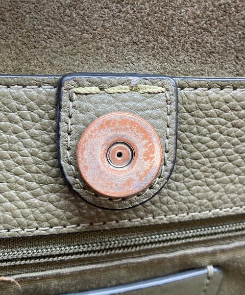 COACH（コーチ）COACH (コーチ) キャメロン ペブルド レザー トート グリーンの古着・服飾アイテム