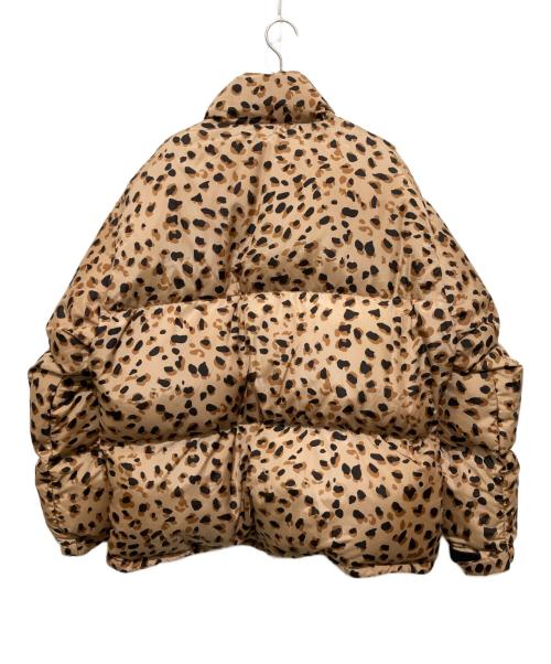 WACKO MARIA（ワコマリア）WACKO MARIA (ワコマリア) NANGA (ナンガ) コラボ レオパード柄 ダウンジャケット/	23AW LEOPARD DOWN JACKET ブラウン サイズ:Lの古着・服飾アイテム