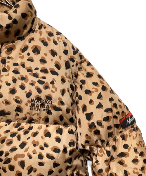 WACKO MARIA（ワコマリア）WACKO MARIA (ワコマリア) NANGA (ナンガ) コラボ レオパード柄 ダウンジャケット/	23AW LEOPARD DOWN JACKET ブラウン サイズ:Lの古着・服飾アイテム