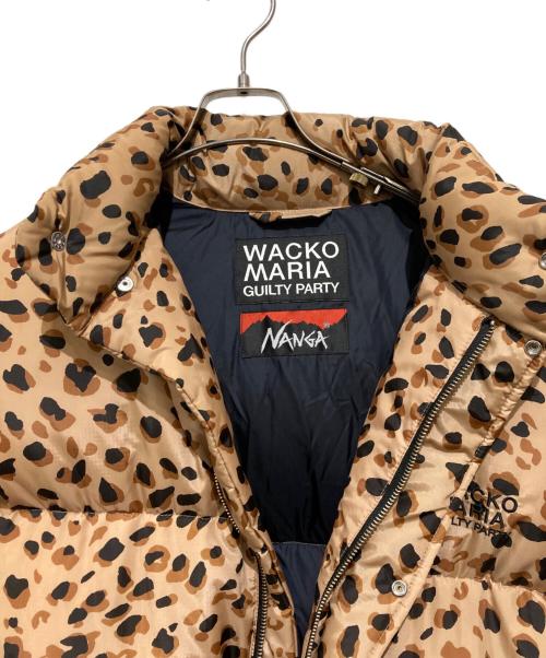 WACKO MARIA（ワコマリア）WACKO MARIA (ワコマリア) NANGA (ナンガ) コラボ レオパード柄 ダウンジャケット/	23AW LEOPARD DOWN JACKET ブラウン サイズ:Lの古着・服飾アイテム