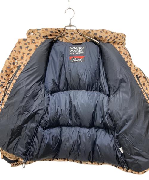 WACKO MARIA（ワコマリア）WACKO MARIA (ワコマリア) NANGA (ナンガ) コラボ レオパード柄 ダウンジャケット/	23AW LEOPARD DOWN JACKET ブラウン サイズ:Lの古着・服飾アイテム