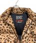 中古・古着 WACKO MARIA (ワコマリア) NANGA (ナンガ) コラボ レオパード柄 ダウンジャケット/	23AW LEOPARD DOWN JACKET ブラウン サイズ:L：65000円