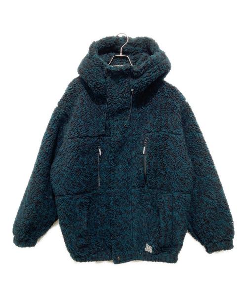 WACKO MARIA（ワコマリア）WACKO MARIA (ワコマリア) 21AW レオパードボアフリースフーデッドジャケット/	21AW LEOPARD BOA FLEECE HOODED JACKET グリーン サイズ:Mの古着・服飾アイテム
