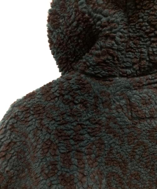 WACKO MARIA（ワコマリア）WACKO MARIA (ワコマリア) 21AW レオパードボアフリースフーデッドジャケット/	21AW LEOPARD BOA FLEECE HOODED JACKET グリーン サイズ:Mの古着・服飾アイテム