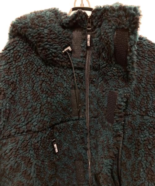 WACKO MARIA（ワコマリア）WACKO MARIA (ワコマリア) 21AW レオパードボアフリースフーデッドジャケット/	21AW LEOPARD BOA FLEECE HOODED JACKET グリーン サイズ:Mの古着・服飾アイテム