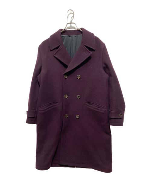 WACKO MARIA（ワコマリア）WACKO MARIA (ワコマリア) ダブルブレストチェスターフィールドコート/DOUBLE BREASTED CHESTERFIELD COAT (TYPE-2) パープル サイズ:Mの古着・服飾アイテム