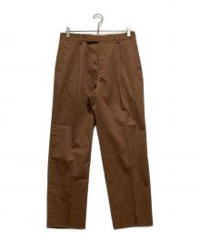 WACKO MARIA（ワコマリア）の古着「PLEATED TROUSERS / プリーツトラウザー」｜ブラウン